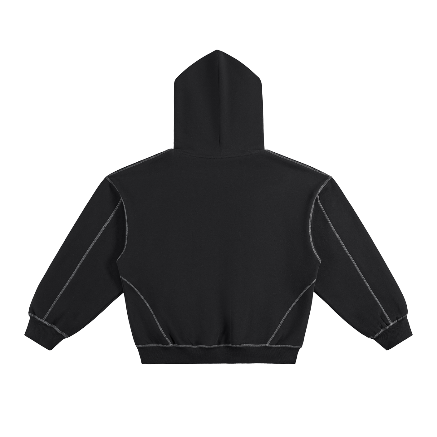 True Form Stitched Boxy Fleece Hoodie