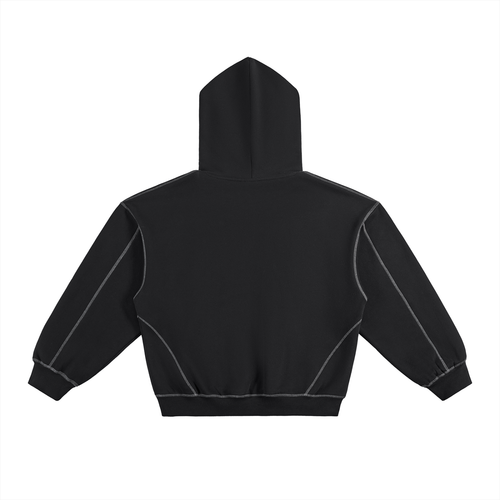 True Form Stitched Boxy Fleece Hoodie