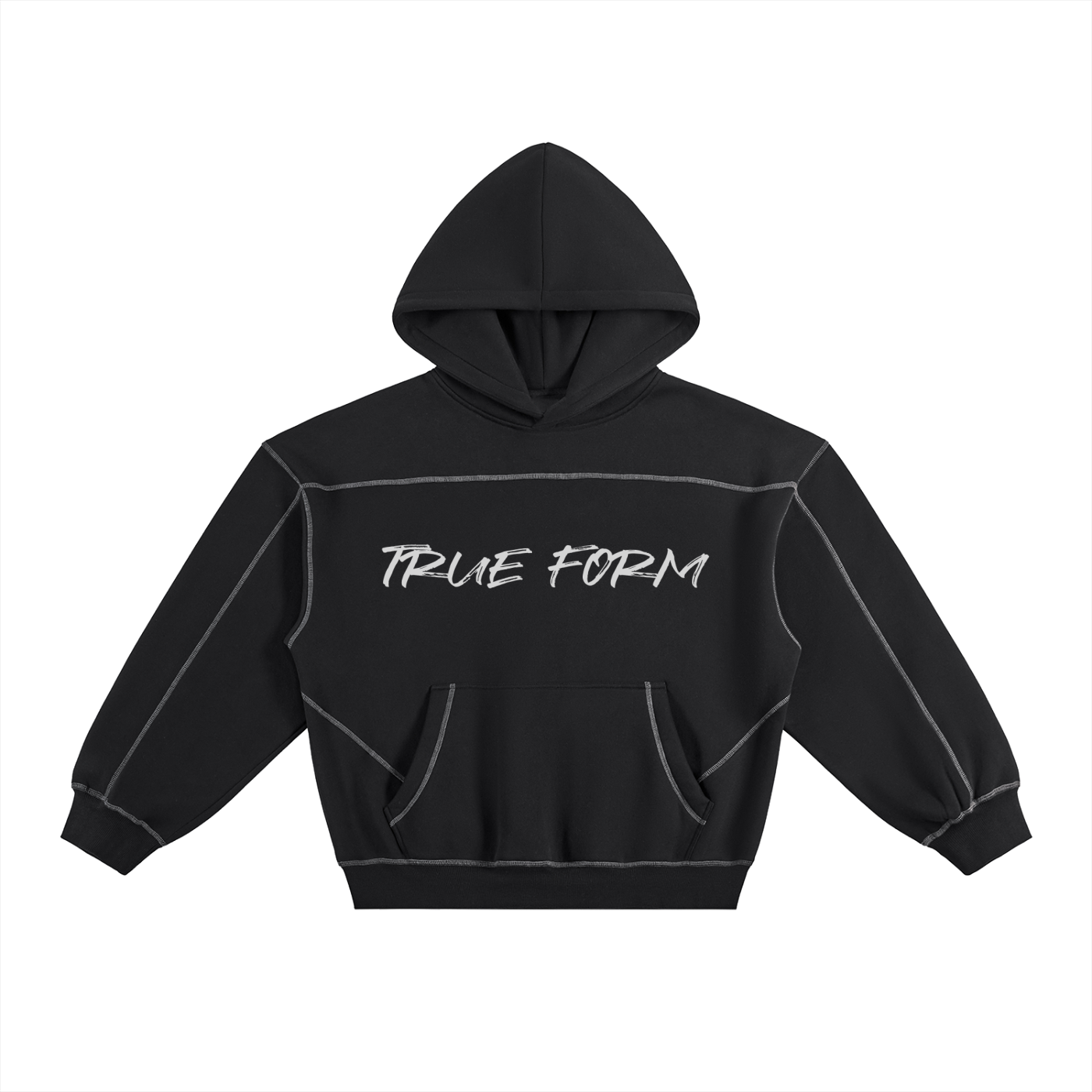 True Form Stitched Boxy Fleece Hoodie